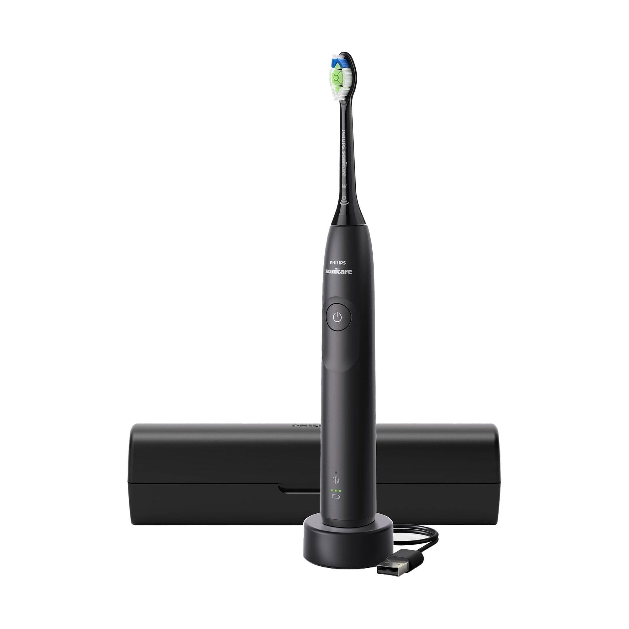 Електрична зубна щітка PHILIPS Sonicare серії 5300 HX7101/02 Чорна, 1 шт